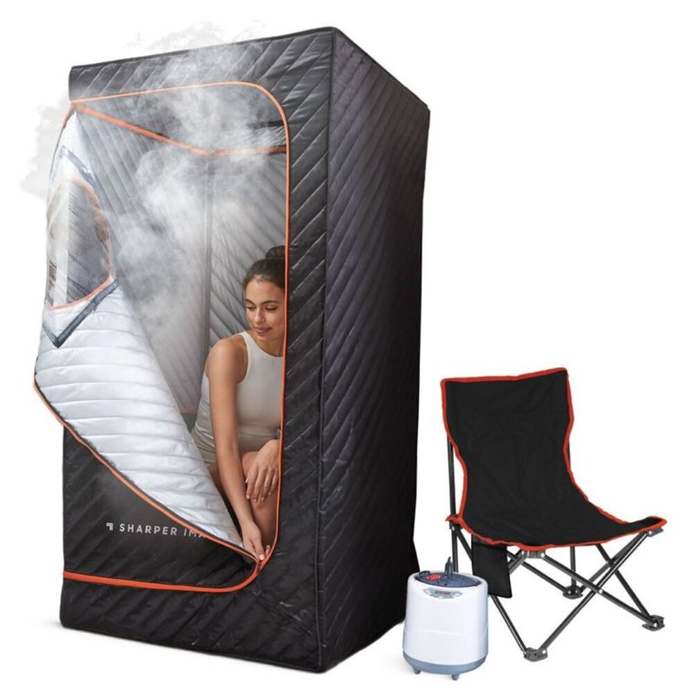 Sharper Image -  Steam Sauna Portable Body Massager Black